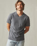 Men's Premium Slub V-Neck Tee - Iron